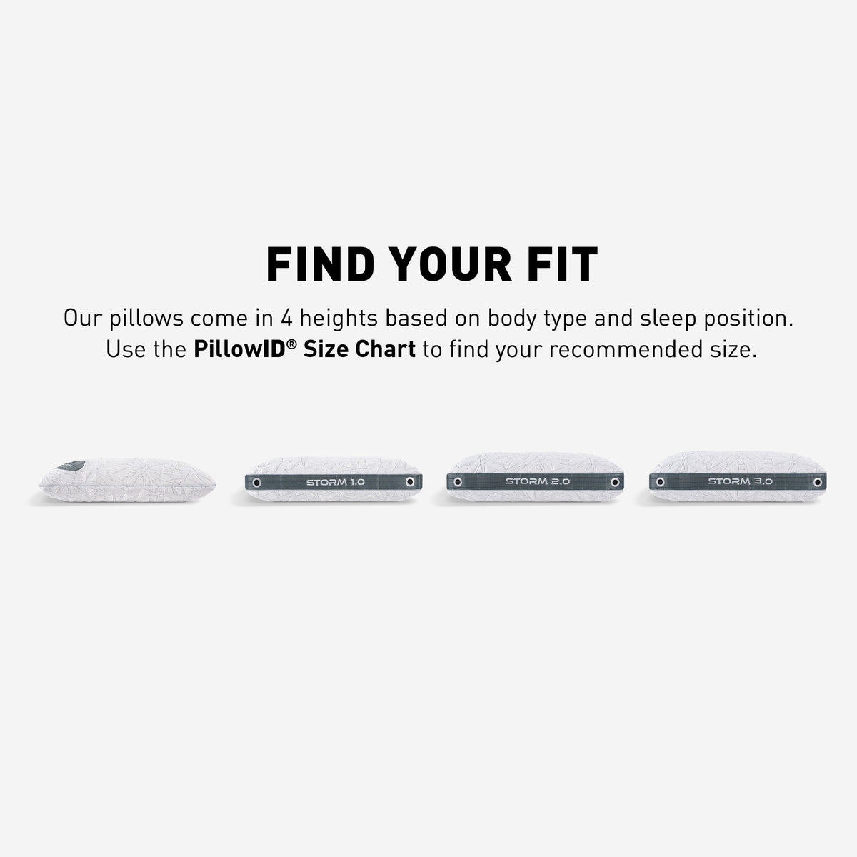 Storm Performance Cooling Pillow with Instant-Cooling Cover - White