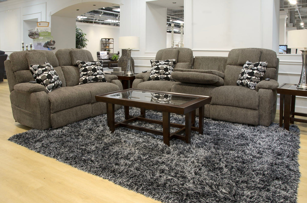 Oasis - Power Reclining Loveseat - Fossil