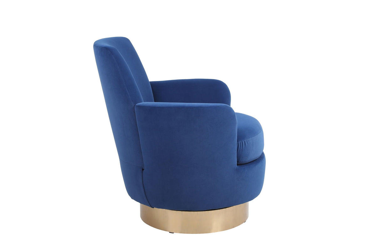 Teddy Swivel Barrel Chair, Swivel Accent Chairs Armchair For Living Room