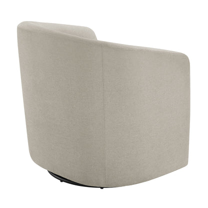Ardena Modern Swivel Barrel Chair with Pocket Coil Seat - Multiple Colors