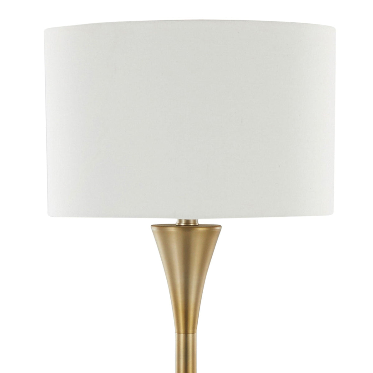 Contemporary Floor Lamp with 3-Way Switch - Gold, Black, or Bronze