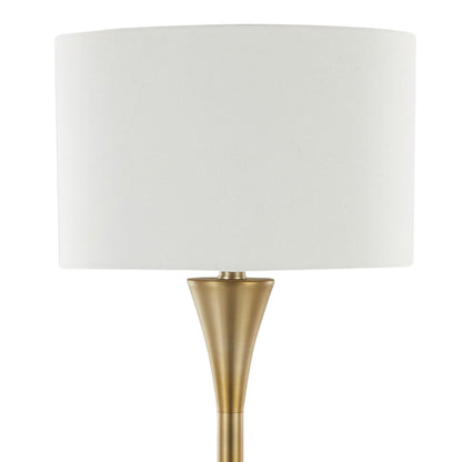 Contemporary Floor Lamp with 3-Way Switch - Gold, Black, or Bronze