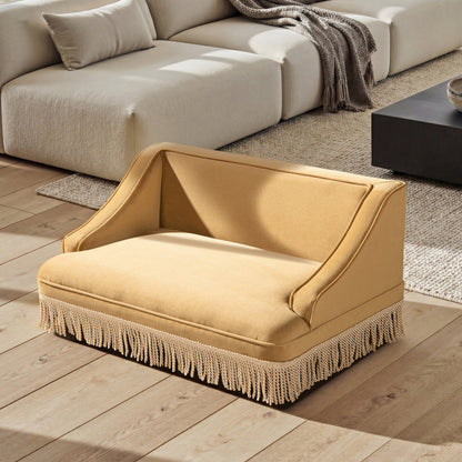 Duchess 33" Medium Princess Pet Bed Sofa with Fringe Skirt