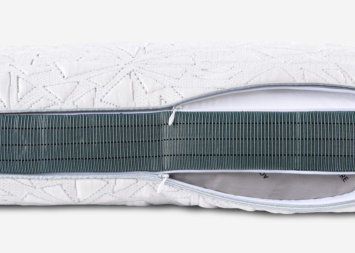 Storm Cuddle Curve Pillow 2.0 with Temperature Regulation - White