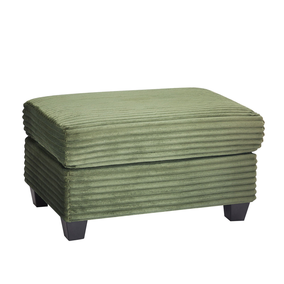 Upholstered U-Shaped Sectional Sofa with Movable Ottoman and Storage Pockets - Multiple Colors