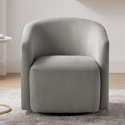 Ardena Modern Swivel Barrel Chair with Pocket Coil Seat - Multiple Colors