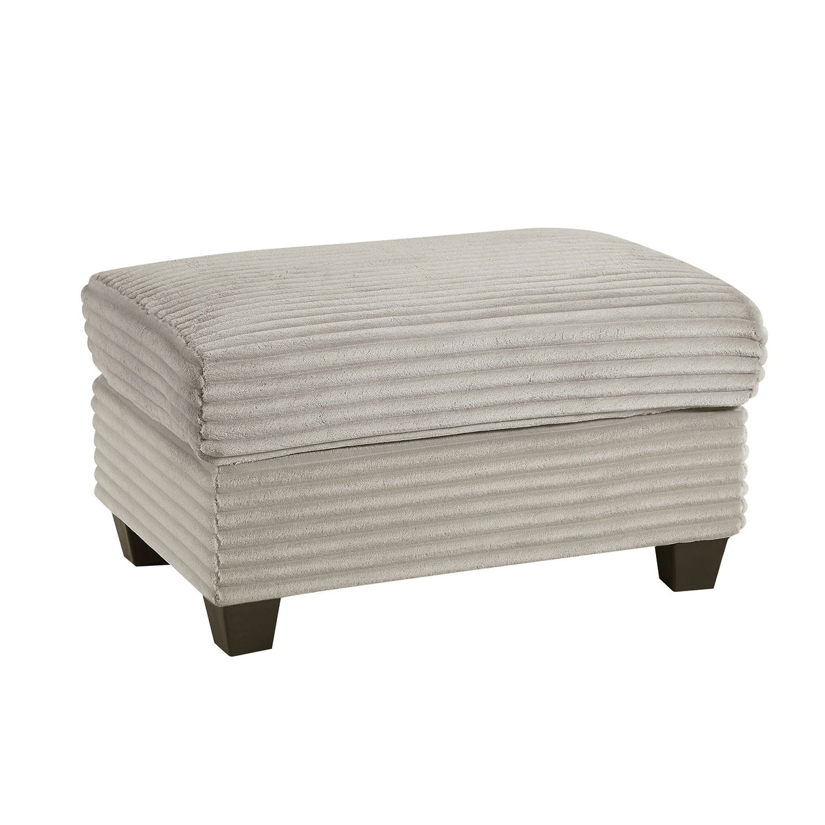 Upholstered U-Shaped Sectional Sofa with Movable Ottoman and Storage Pockets - Multiple Colors