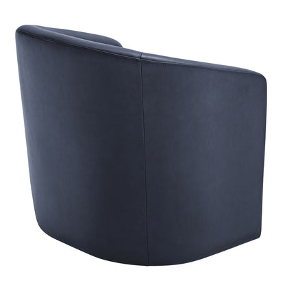 Ardena Modern Swivel Barrel Chair with Pocket Coil Seat - Multiple Colors