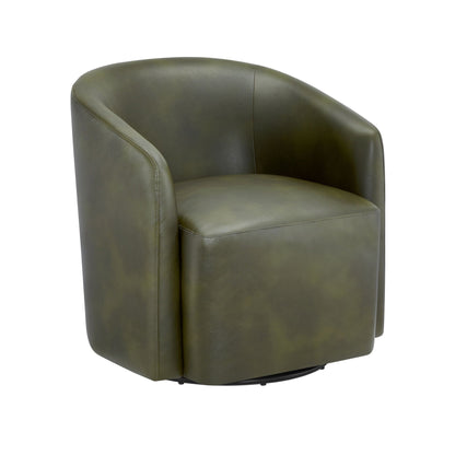 Ardena Modern Swivel Barrel Chair with Pocket Coil Seat - Multiple Colors