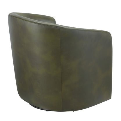 Ardena Modern Swivel Barrel Chair with Pocket Coil Seat - Multiple Colors
