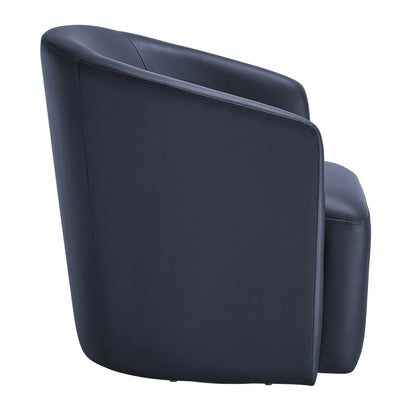 Ardena Modern Swivel Barrel Chair with Pocket Coil Seat - Multiple Colors