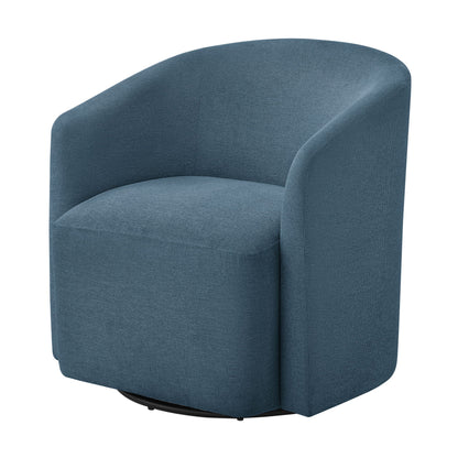 Ardena Modern Swivel Barrel Chair with Pocket Coil Seat - Multiple Colors