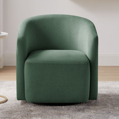 Ardena Modern Swivel Barrel Chair with Pocket Coil Seat - Multiple Colors