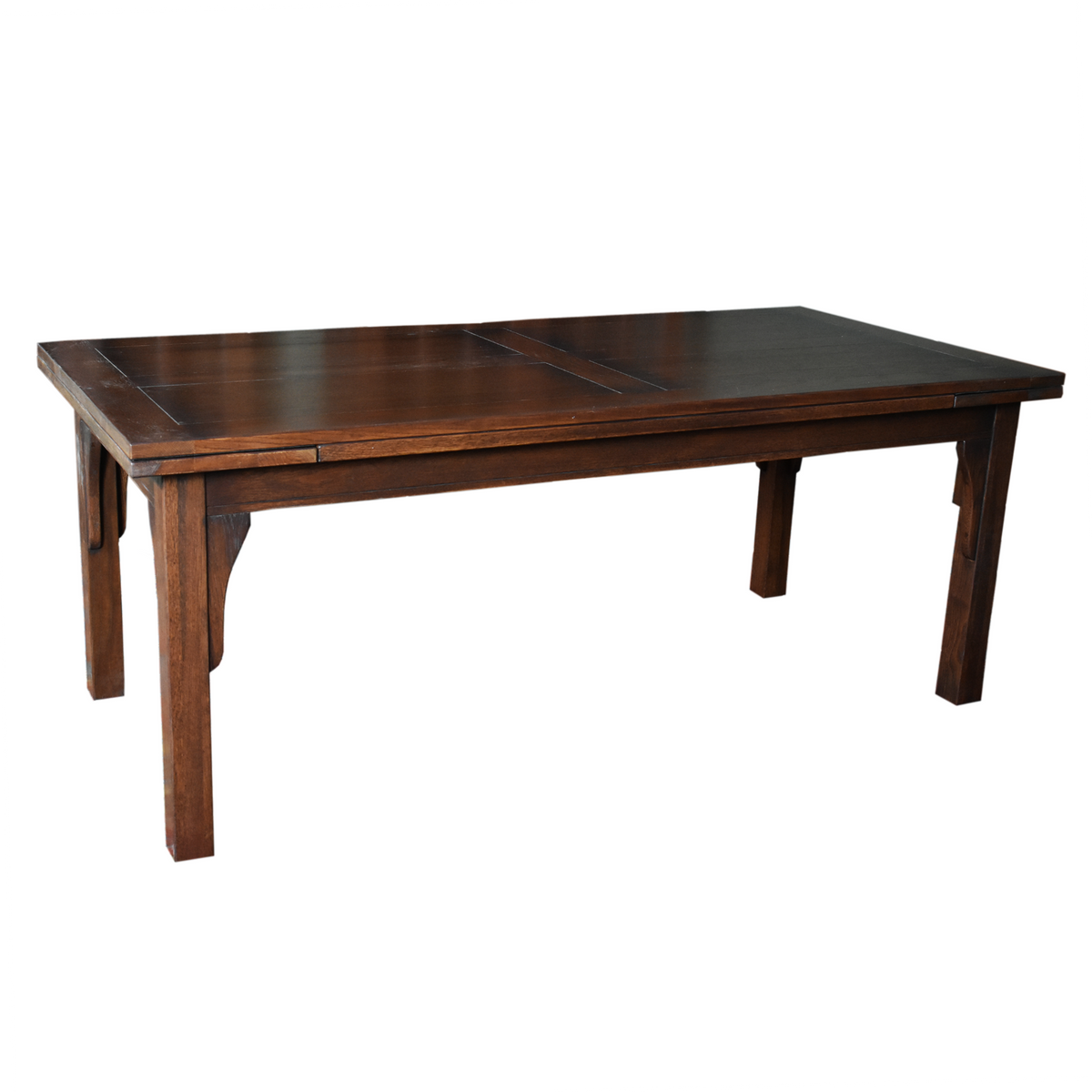 Mission Stow Leaf Table with #401 Chair Dining Set - Dark Oak