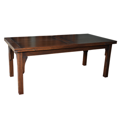 Mission Stow Leaf Table with #401 Chair Dining Set - Dark Oak