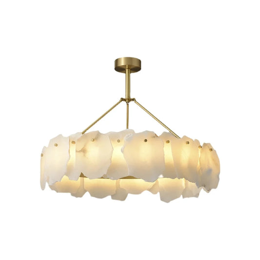 Irregular Burton Alabaster Chandelier