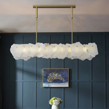 Irregular Burton Alabaster Chandelier