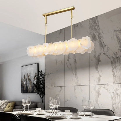 Irregular Burton Alabaster Chandelier