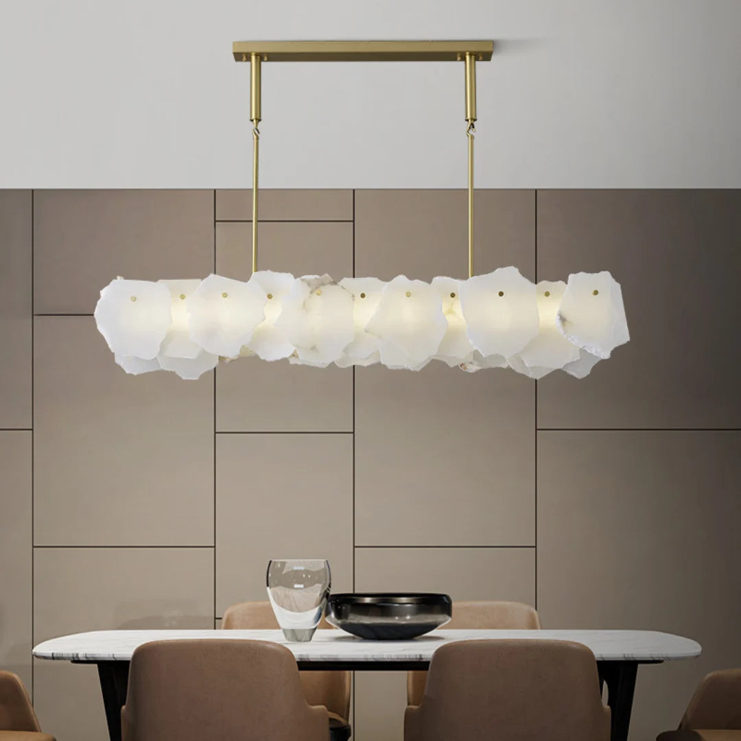 Irregular Burton Alabaster Chandelier