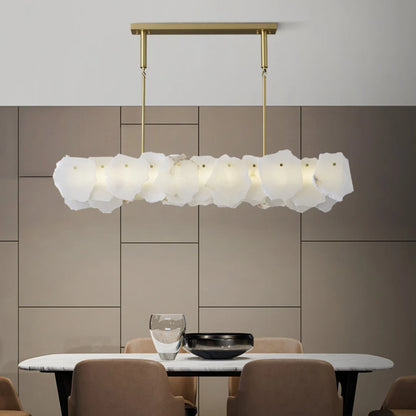 Irregular Burton Alabaster Chandelier