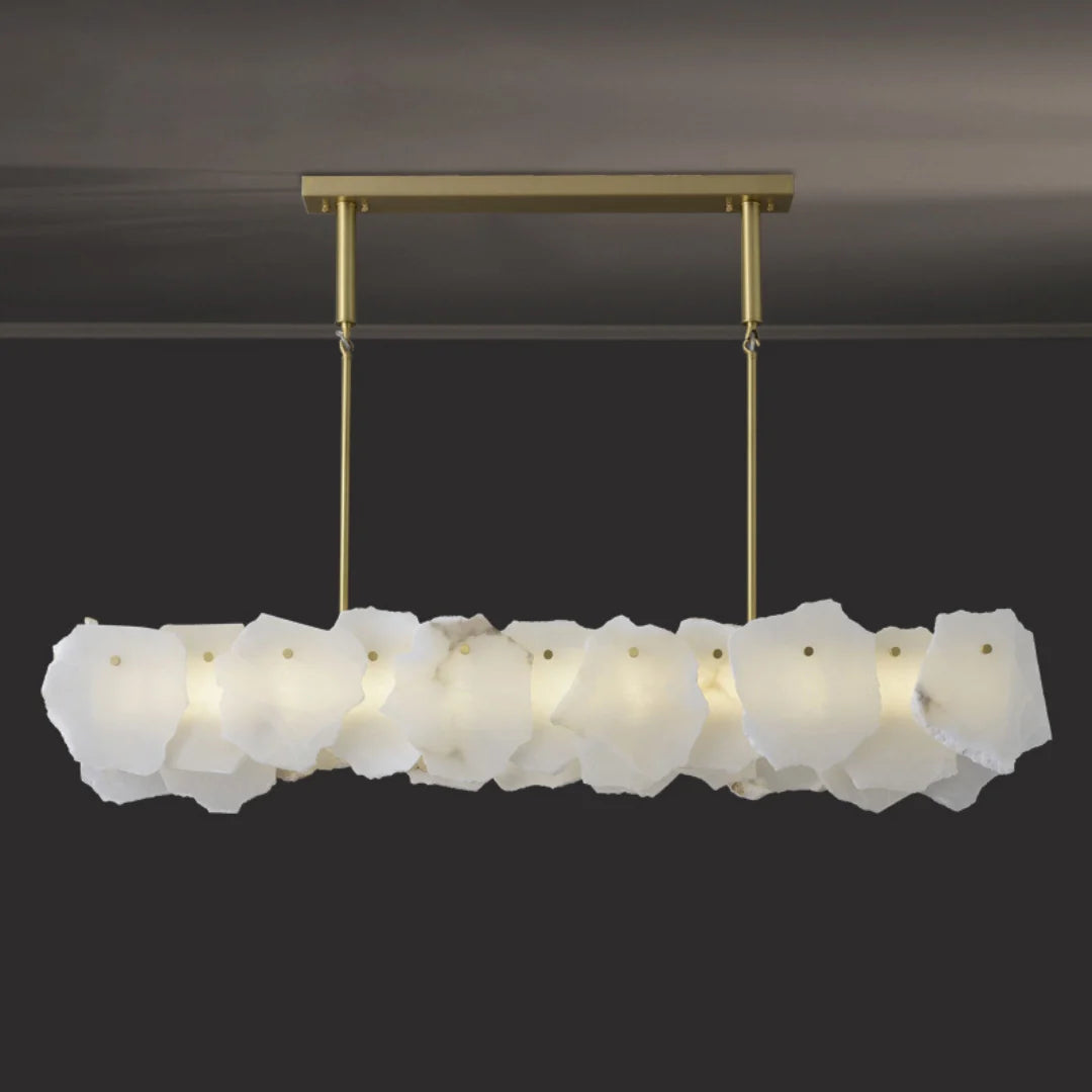 Irregular Burton Alabaster Chandelier