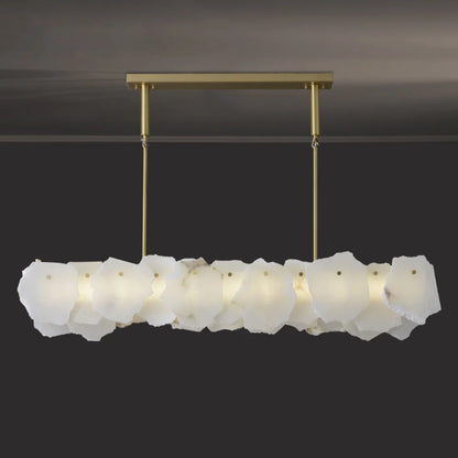 Irregular Burton Alabaster Chandelier