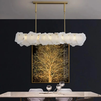 Irregular Burton Alabaster Chandelier