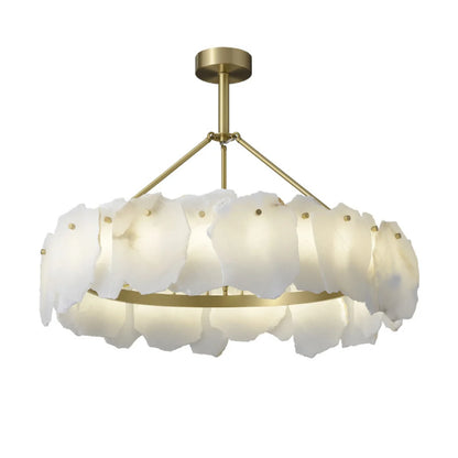 Irregular Burton Alabaster Chandelier