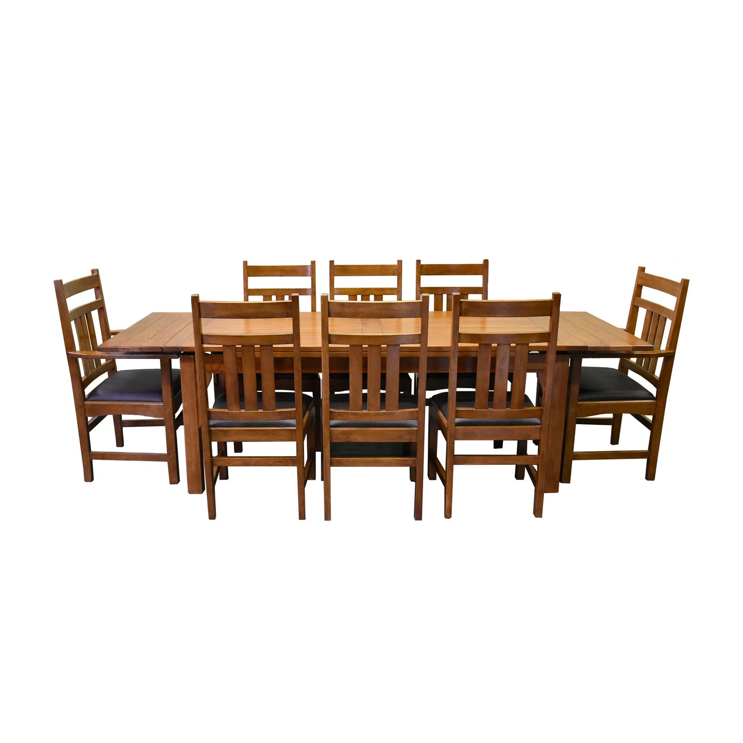 Mission Stow Leaf Table with #401 Chair Dining Set - Light Oak