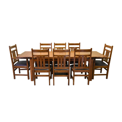 Mission Stow Leaf Table with #401 Chair Dining Set - Light Oak