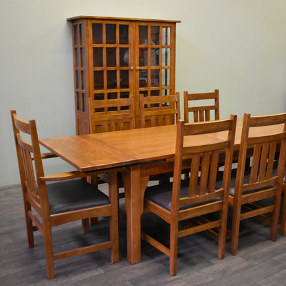 Mission Stow Leaf Table with #401 Chair Dining Set - Light Oak