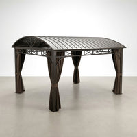 IronHarbor Royale 10x13 Aluminum Hardtop Gazebo — Studio Shot