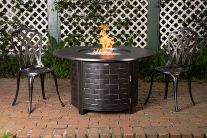 Perissa Woven Aluminum LPG Fire Pit