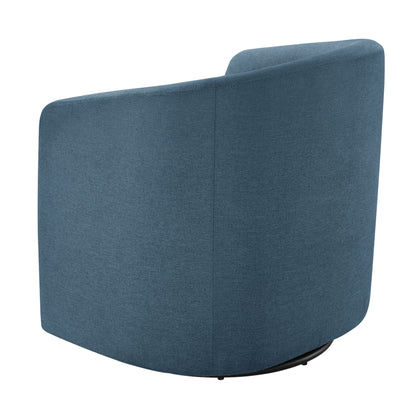 Ardena Modern Swivel Barrel Chair with Pocket Coil Seat - Multiple Colors