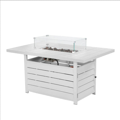 54.3 Inches Outdoor Patio Fire Pit Table