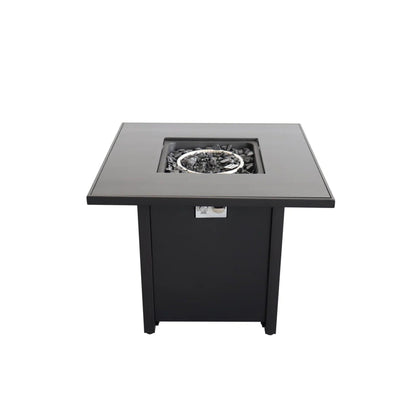 Outdoor Fire Pit For Outdoor Home Garden Backyard Fireplace - Black
