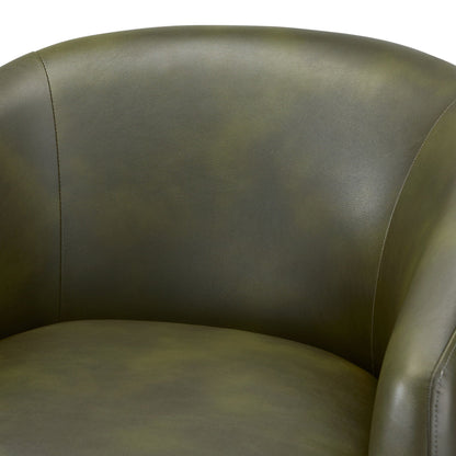 Ardena Modern Swivel Barrel Chair with Pocket Coil Seat - Multiple Colors