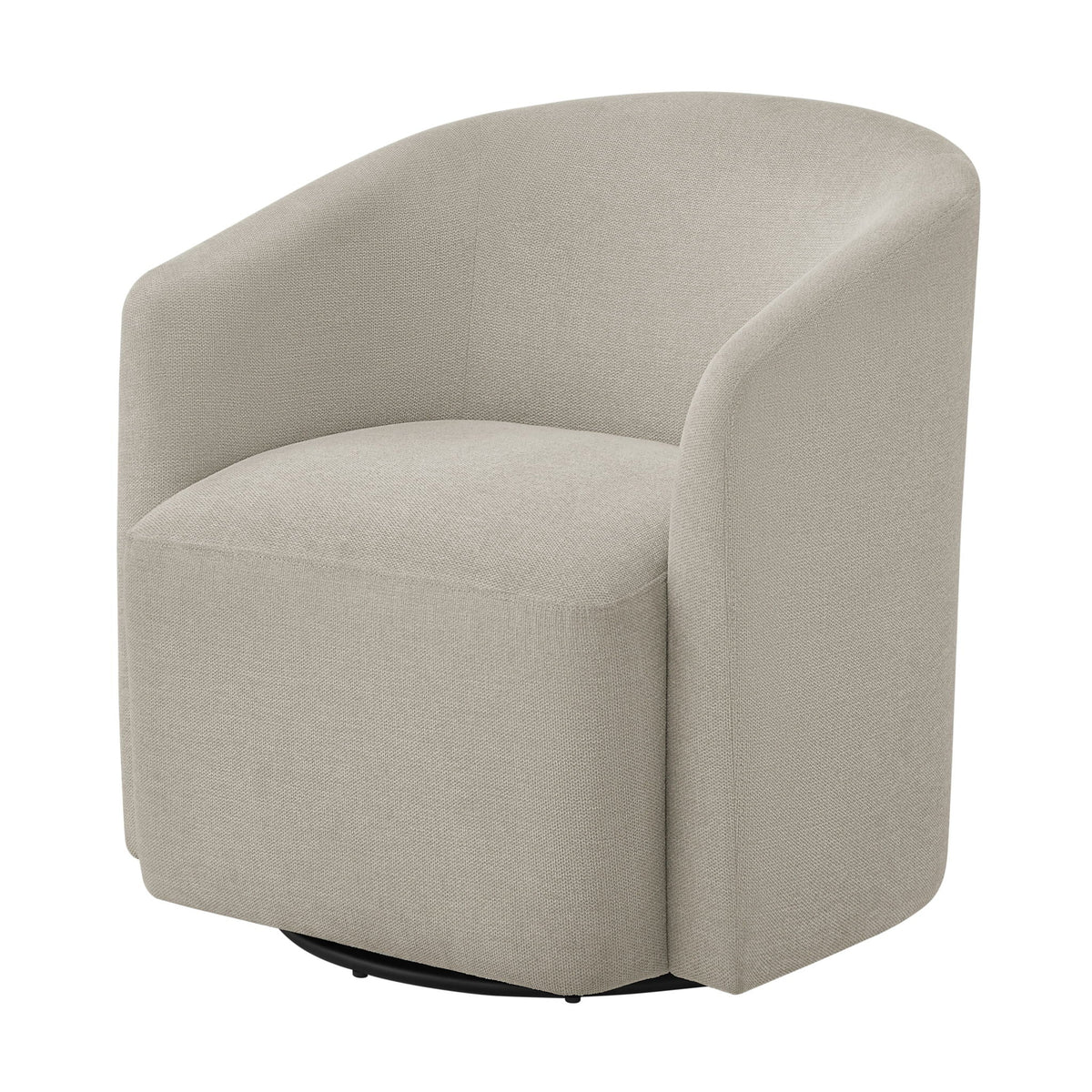 Ardena Modern Swivel Barrel Chair with Pocket Coil Seat - Multiple Colors