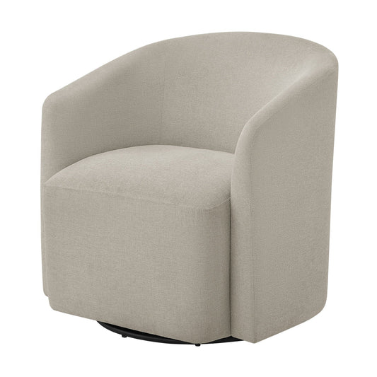 Ardena Modern Swivel Barrel Chair with Pocket Coil Seat - Multiple Colors