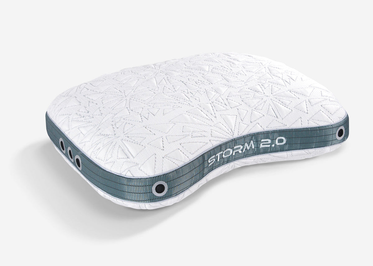 Storm Cuddle Curve Pillow 2.0 with Temperature Regulation - White