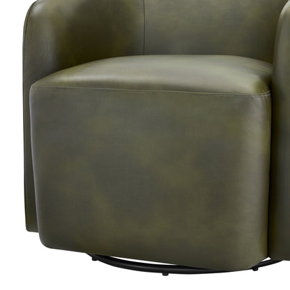 Ardena Modern Swivel Barrel Chair with Pocket Coil Seat - Multiple Colors