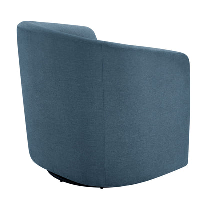 Ardena Modern Swivel Barrel Chair with Pocket Coil Seat - Multiple Colors