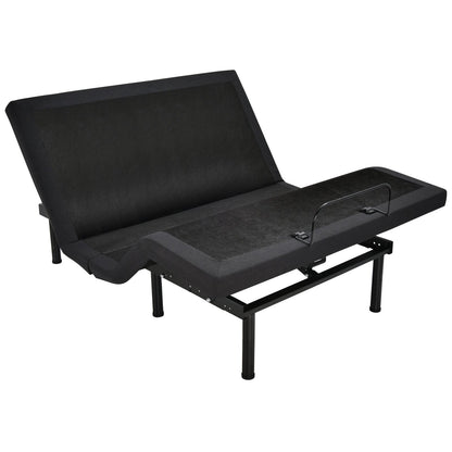Adjustable Electric Bed Frame with Massage Remote Control