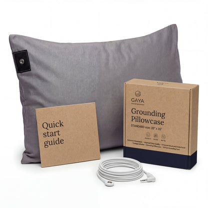 GAYA™ Grounding Pillow Case - Gray